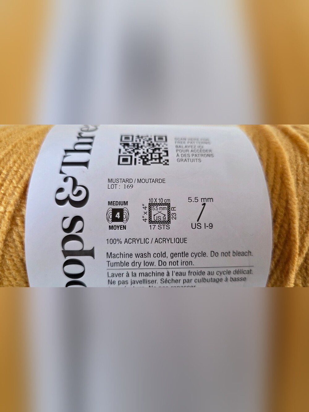 2 Skeins Loops & Threads Soft Classic Acrylic Yarn Mustard & Ivy 354 Yd 4 Weight - Picture 2 of 7